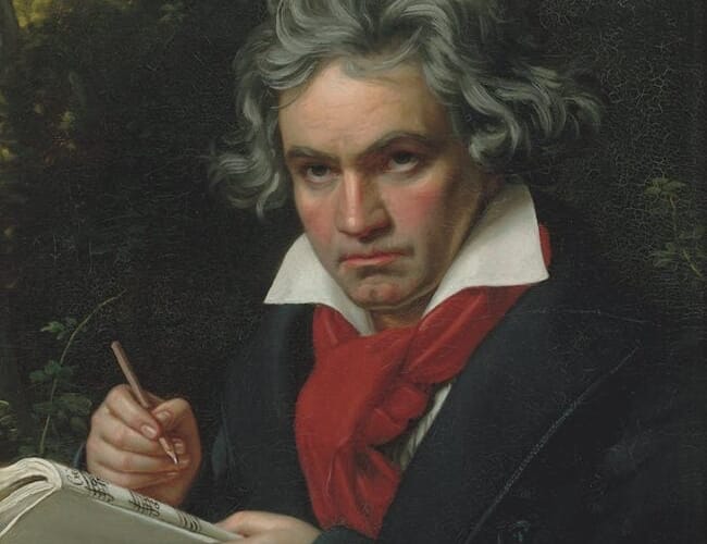 Portret van Beethoven